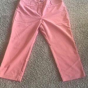 Women's Pink Cropped Pants